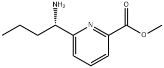 METHYL 6-((1S)-1-AMINOBUTYL)PYRIDINE-2-CARBOXYLATE 구조식 이미지