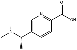 5-[(1S)-1-(METHYLAMINO)ETHYL]PYRIDINE-2-CARBOXYLIC ACID Structure