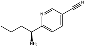 6-((1S)-1-AMINOBUTYL)PYRIDINE-3-CARBONITRILE Structure