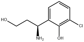 2-((1S)-1-AMINO-3-HYDROXYPROPYL)-6-CHLOROPHENOL Structure