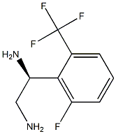 (1S)-1-[6-FLUORO-2-(TRIFLUOROMETHYL)PHENYL]ETHANE-1,2-DIAMINE Structure