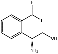 (2R)-2-AMINO-2-[2-(DIFLUOROMETHYL)PHENYL]ETHAN-1-OL Structure