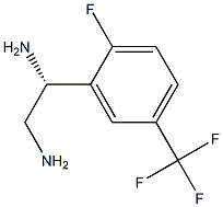 (1R)-1-[2-FLUORO-5-(TRIFLUOROMETHYL)PHENYL]ETHANE-1,2-DIAMINE 구조식 이미지
