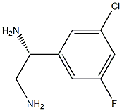 (1R)-1-(3-CHLORO-5-FLUORO-PHENYL)ETHANE-1,2-DIAMINE 구조식 이미지