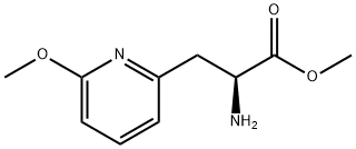 METHYL (2S)-2-AMINO-3-(6-METHOXYPYRIDIN-2-YL)PROPANOATE Structure