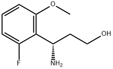 (3S)-3-AMINO-3-(2-FLUORO-6-METHOXYPHENYL)PROPAN-1-OL Structure