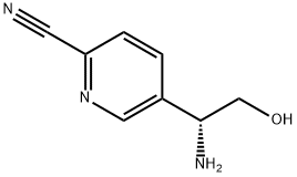 5-((1R)-1-AMINO-2-HYDROXYETHYL)PYRIDINE-2-CARBONITRILE Structure