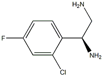 (1S)-1-(2-CHLORO-4-FLUOROPHENYL)ETHANE-1,2-DIAMINE 구조식 이미지