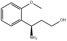 (3R)-3-AMINO-3-(2-METHOXYPHENYL)PROPAN-1-OL 구조식 이미지
