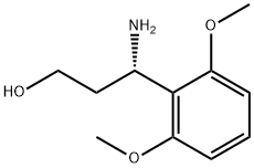 (3S)-3-AMINO-3-(2,6-DIMETHOXYPHENYL)PROPAN-1-OL Structure