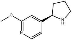 2-methoxy-4-[(2R)-pyrrolidin-2-yl]pyridine Structure