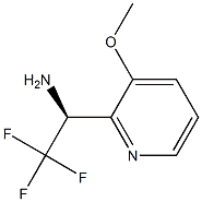 (1S)-2,2,2-TRIFLUORO-1-(3-METHOXY(2-PYRIDYL))ETHYLAMINE Structure