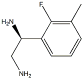 (1S)-1-(2-FLUORO-3-METHYLPHENYL)ETHANE-1,2-DIAMINE Structure
