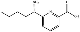 6-((1S)-1-AMINOPENTYL)PYRIDINE-2-CARBOXYLIC ACID Structure