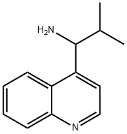 (1S)-2-METHYL-1-(4-QUINOLYL)PROPYLAMINE Structure