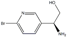 (2S)-2-AMINO-2-(6-BROMO(3-PYRIDYL))ETHAN-1-OL Structure