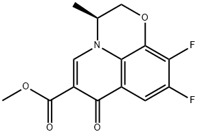 (S)-methyl 9,10-difluoro-3-methyl-7-oxo-3,7-dihydro-2H-[1,4]oxazino [2,3,4-ij]quinoline-6-carboxylate Structure