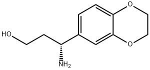 3-(2H,3H-BENZO[3,4-E]1,4-DIOXIN-6-YL)(3R)-3-AMINOPROPAN-1-OL 구조식 이미지