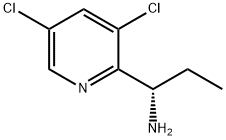 (1S)-1-(3,5-DICHLORO(2-PYRIDYL))PROPYLAMINE Structure