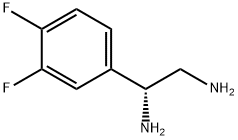 (1R)-1-(3,4-DIFLUOROPHENYL)ETHANE-1,2-DIAMINE Structure