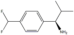 (1R)-1-[4-(DIFLUOROMETHYL)PHENYL]-2-METHYLPROPYLAMINE Structure