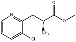 METHYL (2R)-2-AMINO-3-(3-CHLOROPYRIDIN-2-YL)PROPANOATE Structure