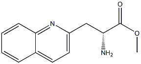 METHYL (2R)-2-AMINO-3-(2-QUINOLYL)PROPANOATE Structure