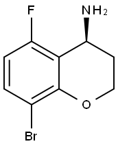 (S)-8-bromo-5-fluorochroman-4-amine Structure