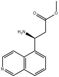METHYL (3S)-3-AMINO-3-(5-ISOQUINOLYL)PROPANOATE Structure