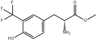 METHYL (2R)-2-AMINO-3-[4-HYDROXY-3-(TRIFLUOROMETHYL)PHENYL]PROPANOATE Structure