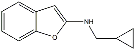 (1S)BENZO[D]FURAN-2-YLCYCLOPROPYLMETHYLAMINE Structure