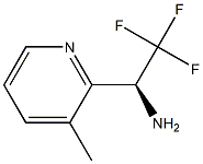 (1S)-2,2,2-TRIFLUORO-1-(3-METHYL(2-PYRIDYL))ETHYLAMINE 구조식 이미지