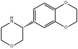 6-((3R)MORPHOLIN-3-YL)-2H,3H-BENZO[E]1,4-DIOXIN Structure