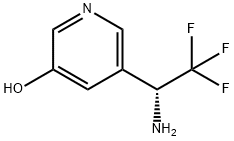 5-((1R)-1-AMINO-2,2,2-TRIFLUOROETHYL)PYRIDIN-3-OL Structure