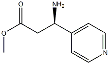 METHYL (3R)-3-AMINO-3-(4-PYRIDYL)PROPANOATE Structure