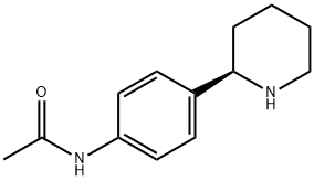 (R)-N-(4-(piperidin-2-yl)phenyl)acetamide Structure