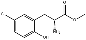 METHYL (2R)-2-AMINO-3-(5-CHLORO-2-HYDROXYPHENYL)PROPANOATE Structure