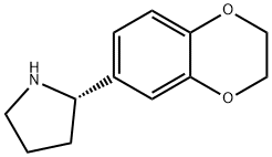6-((2S)PYRROLIDIN-2-YL)-2H,3H-BENZO[E]1,4-DIOXIN Structure