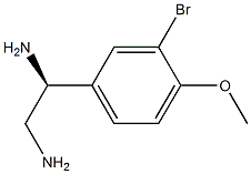 (1S)-1-(3-BROMO-4-METHOXYPHENYL)ETHANE-1,2-DIAMINE Structure