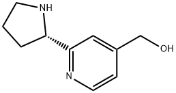 (2-[(2S)-PYRROLIDIN-2-YL]PYRIDIN-4-YL)METHANOL Structure