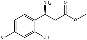 METHYL (3S)-3-AMINO-3-(4-CHLORO-2-HYDROXYPHENYL)PROPANOATE 구조식 이미지