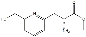 METHYL (2R)-2-AMINO-3-[6-(HYDROXYMETHYL)(2-PYRIDYL)]PROPANOATE Structure