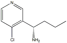 (1S)-1-(4-CHLORO(3-PYRIDYL))BUTYLAMINE Structure