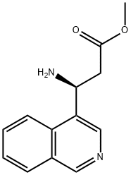 METHYL (3S)-3-AMINO-3-(4-ISOQUINOLYL)PROPANOATE Structure
