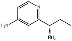 (S)-2-(1-aminopropyl)pyridin-4-amine Structure