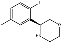 (3S)-3-(2-FLUORO-5-METHYLPHENYL)MORPHOLINE Structure