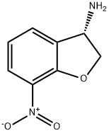 (3S)-7-NITRO-2,3-DIHYDROBENZO[B]FURAN-3-YLAMINE Structure