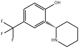 2-[(2S)-PIPERIDIN-2-YL]-4-(TRIFLUOROMETHYL)PHENOL Structure