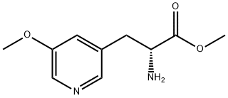 METHYL (2R)-2-AMINO-3-(5-METHOXY(3-PYRIDYL))PROPANOATE Structure