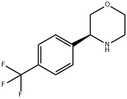 (3S)-3-[4-(TRIFLUOROMETHYL)PHENYL]MORPHOLINE Structure